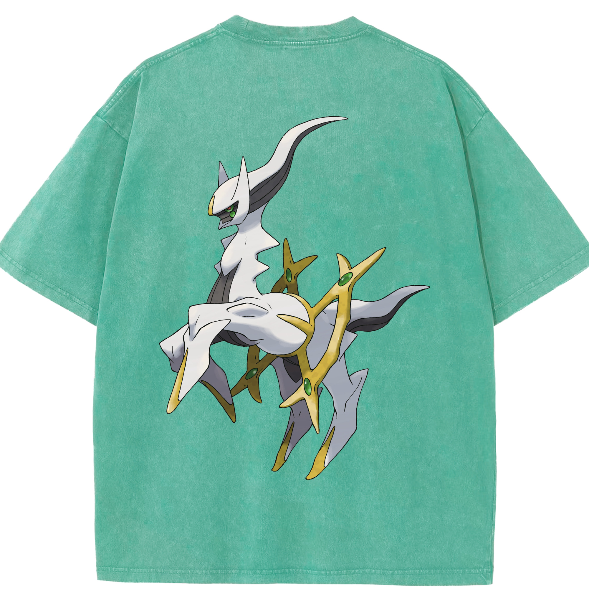 （画像用） ポケットモンスター Pokémon 綿100% ヴィンテージ風 半袖Tシャツ（背面プリント）